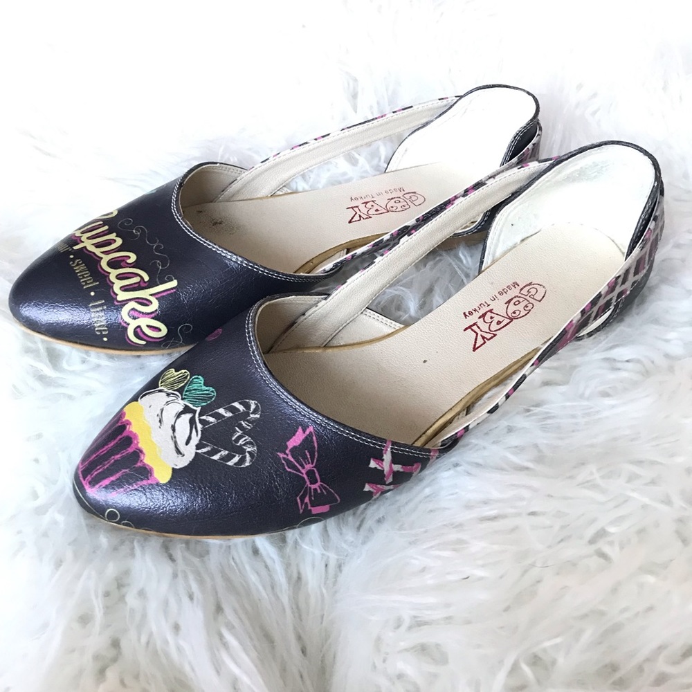Goby Cupcake slip on‎ leather flats